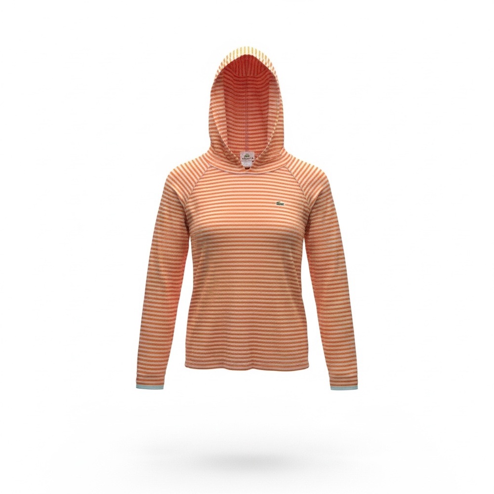 Striped Orange Hoodie Top - Picture 5 of 5